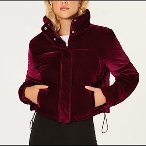 NWT ❤️ Jou Jou Juniors Velvet Puffer Coat